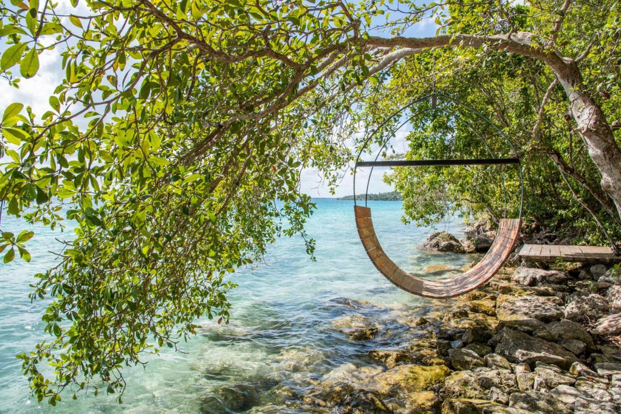 Azul Nomeolvides Bacalar - Guests Only Villa Bagian luar foto