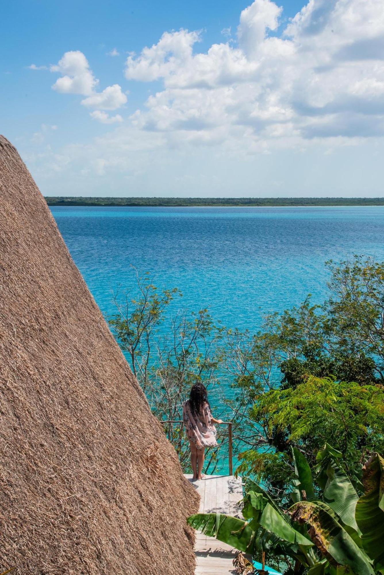 Azul Nomeolvides Bacalar - Guests Only Villa Bagian luar foto