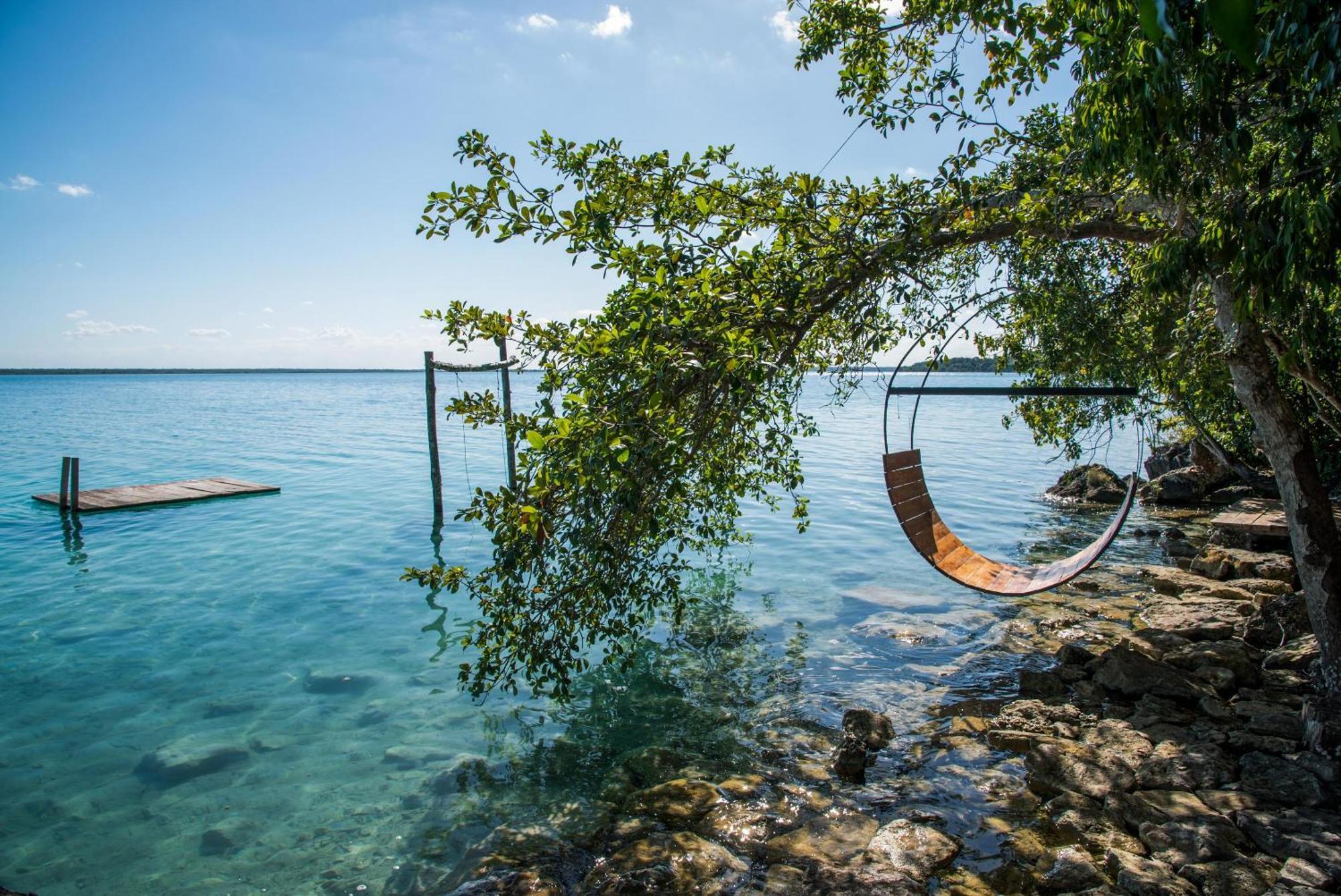 Azul Nomeolvides Bacalar - Guests Only Villa Bagian luar foto