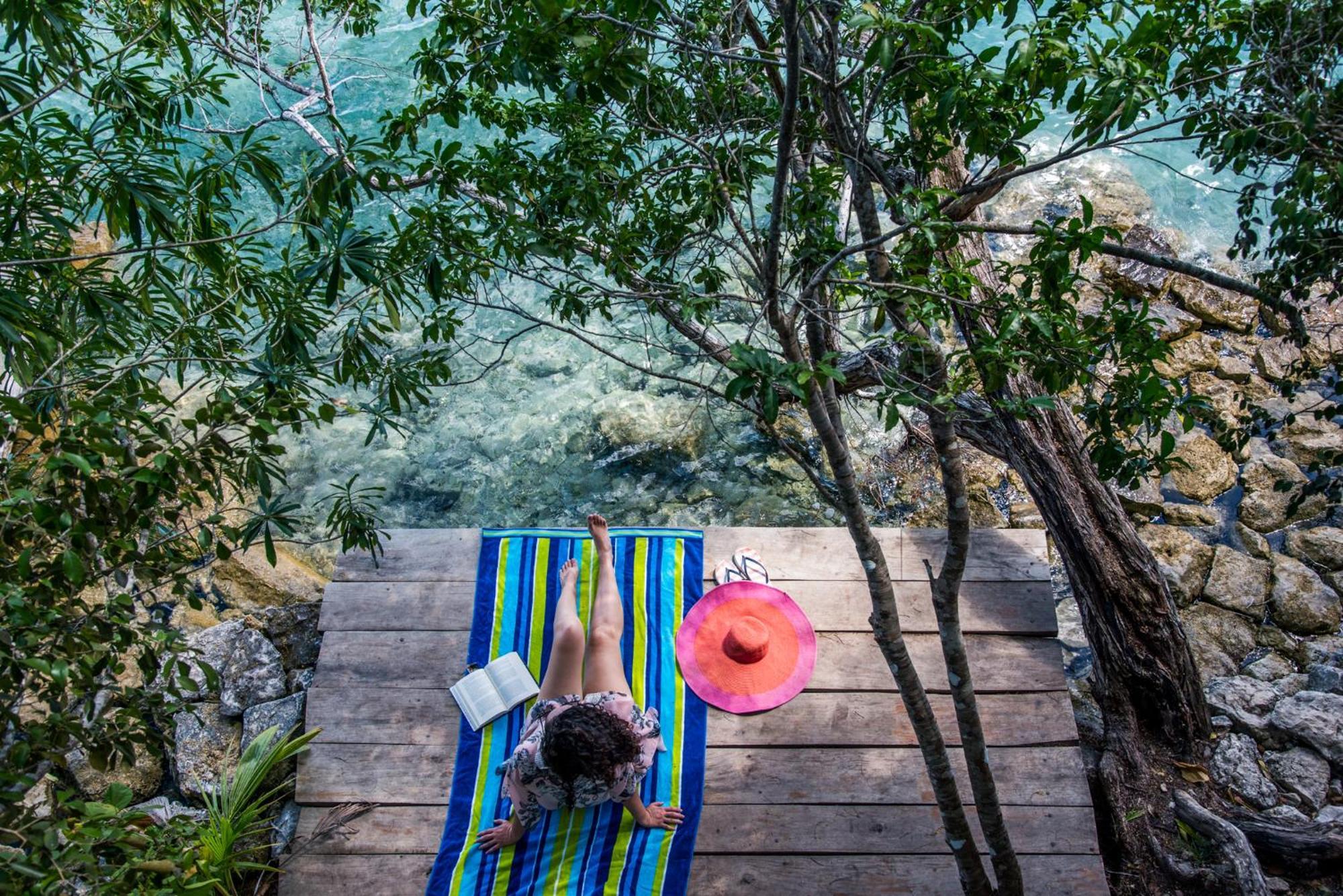 Azul Nomeolvides Bacalar - Guests Only Villa Bagian luar foto